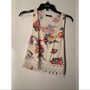 Floral crop top